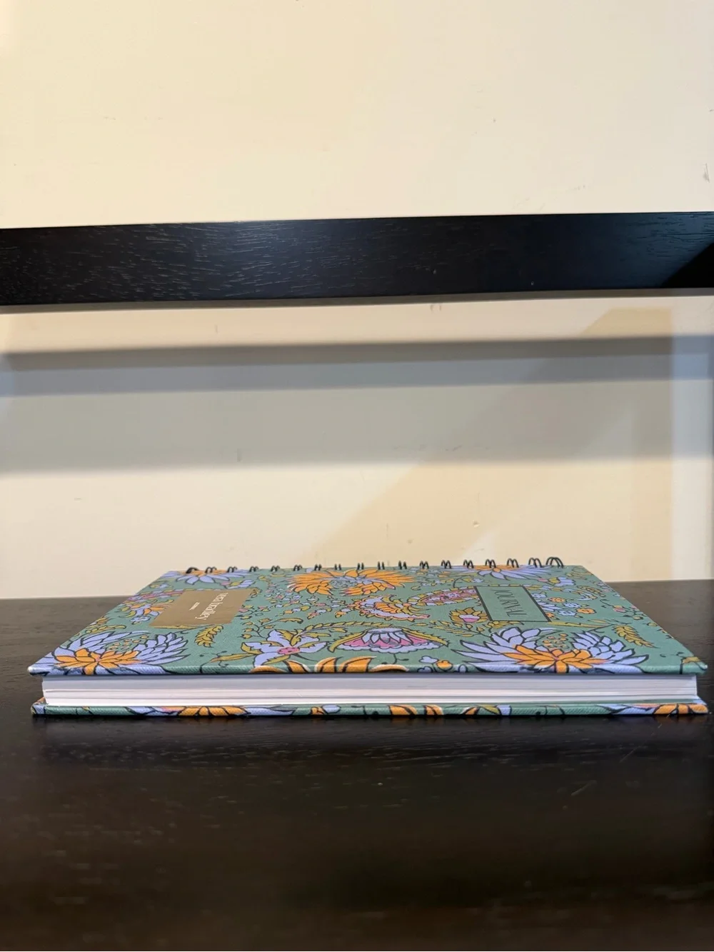 Vera Bradley Floral Paisley Spiral Journal Notebook – Hard Cover, Lined Pages